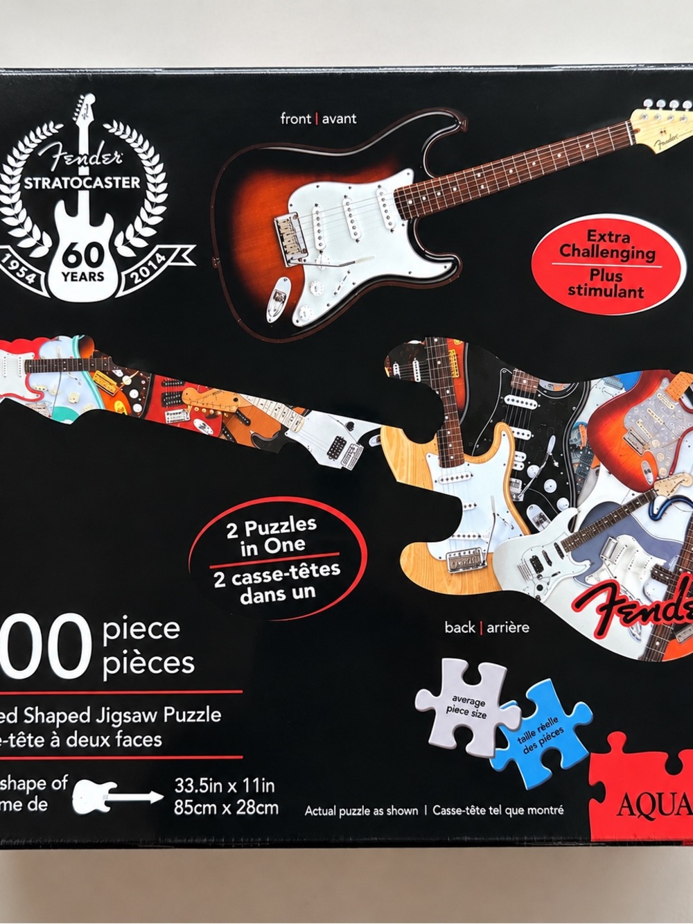 Fender Stratocaster 60th Anniversary 600 Pc Puzzle